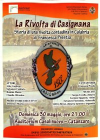 La Rivolta di Casignana A.R.Di.S. Catanzaro Regione Calabria